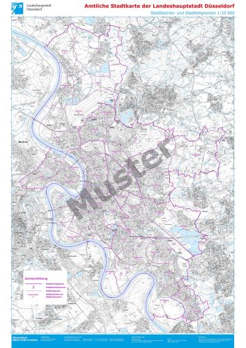 Bild: Stadtteil- und Stadtbezirksgrenzenkarte